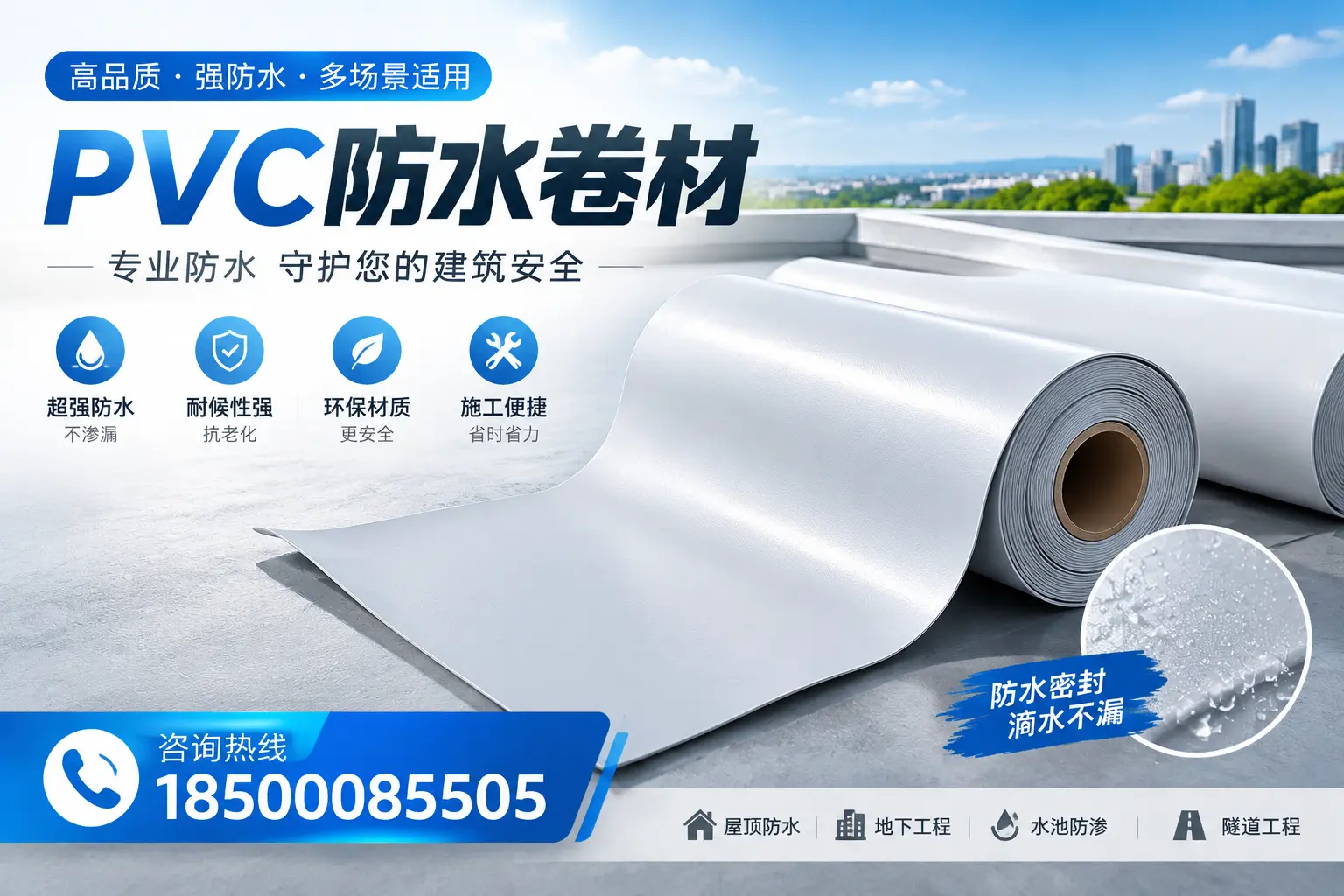 PVC防水卷材的市场竞争分析,六安品牌选择参考